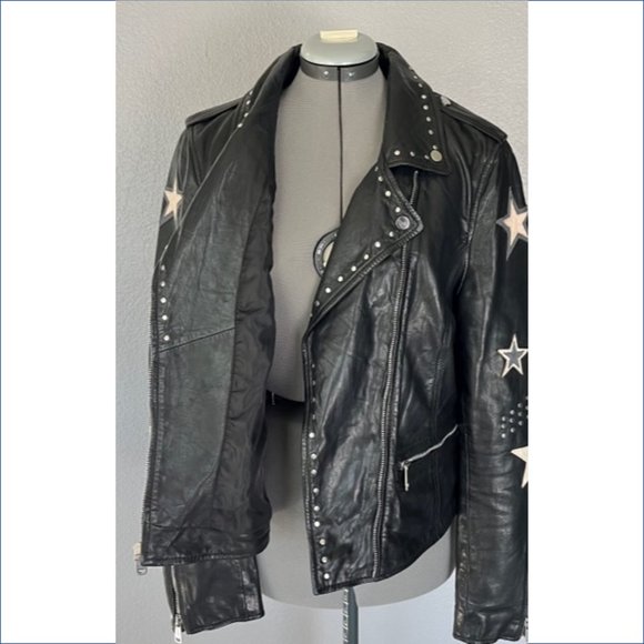 Wilson's Leather - Black Leather Jacket - Picture 4 of 5